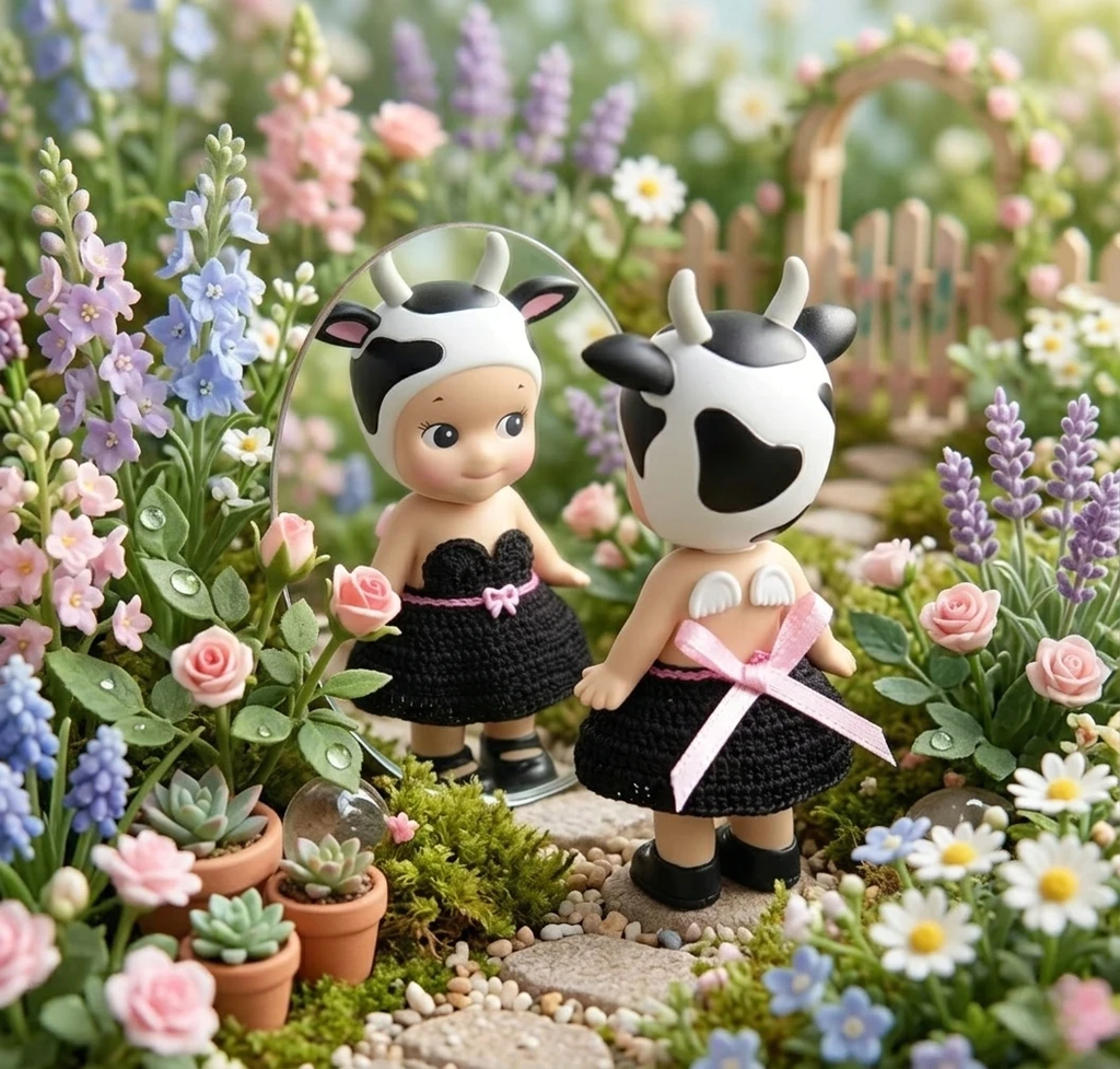 Cow Princess Doll Dress Set