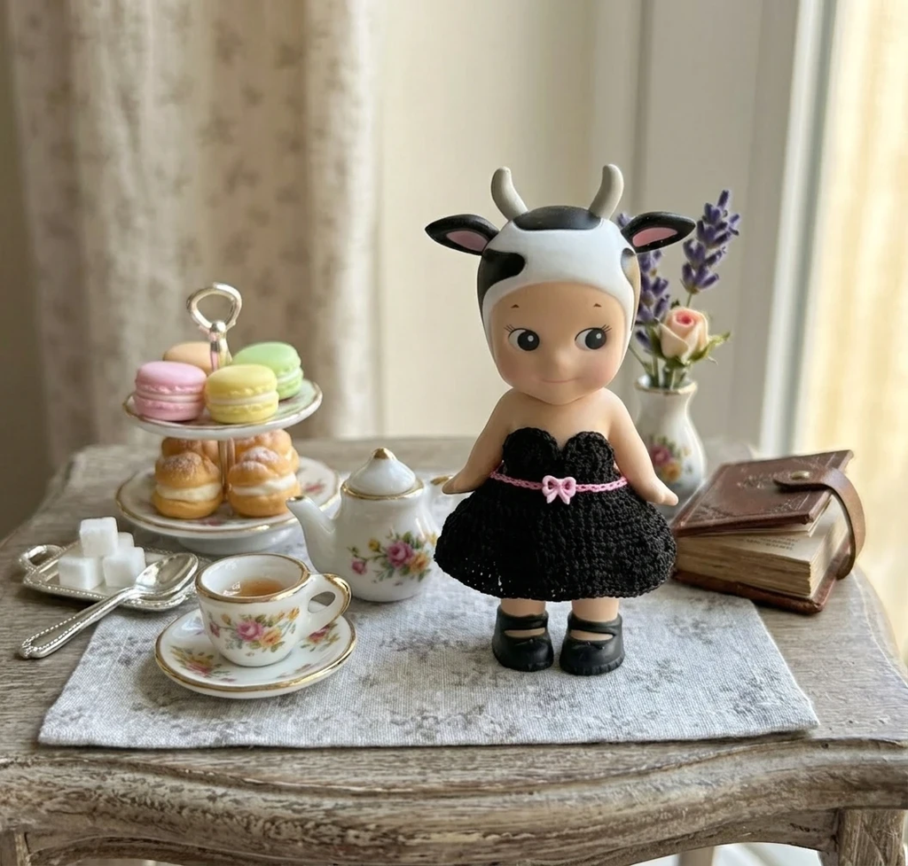 Cow Princess Doll Dress Set