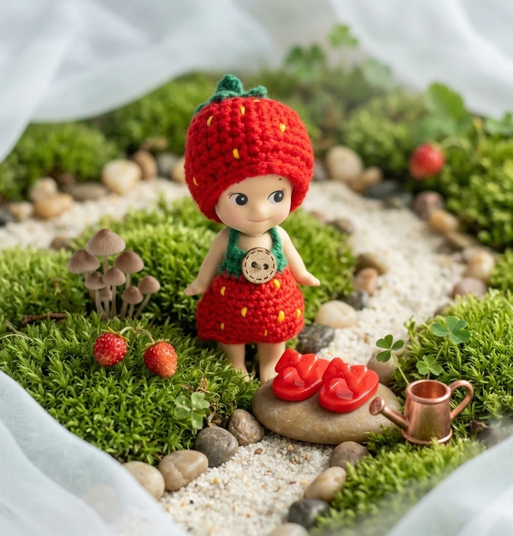 Strawberry Fairy Doll Dress Set