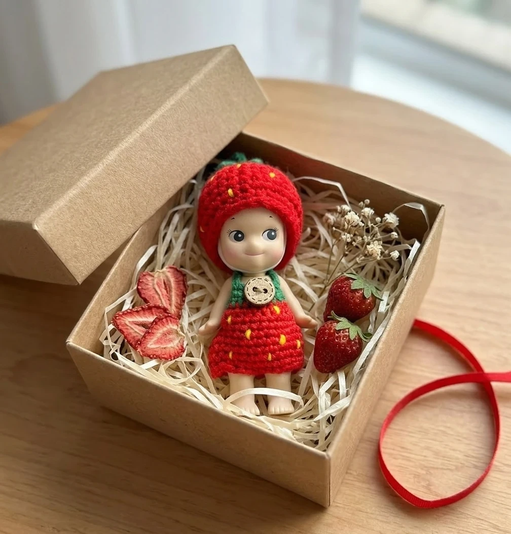 Strawberry Fairy Doll Dress Set